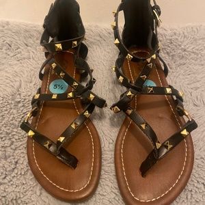 Black sandals